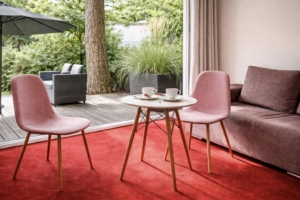 Superior kominkowy z aneksem i tarasem