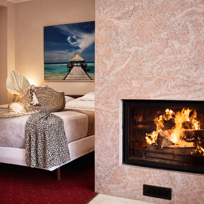 Morska fala Pobierowo pokój kominkowy